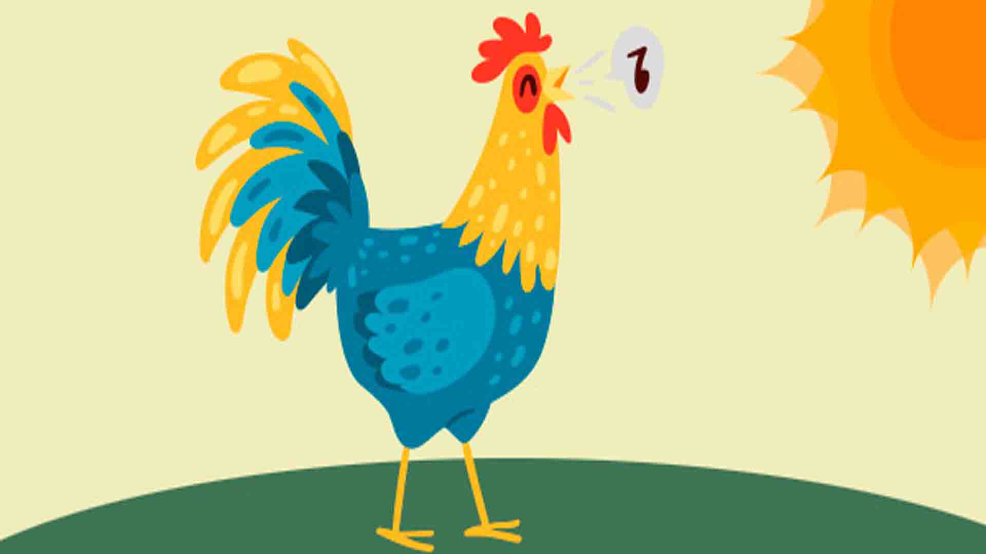 Why do roosters crow in the daytime? a short stories for kids